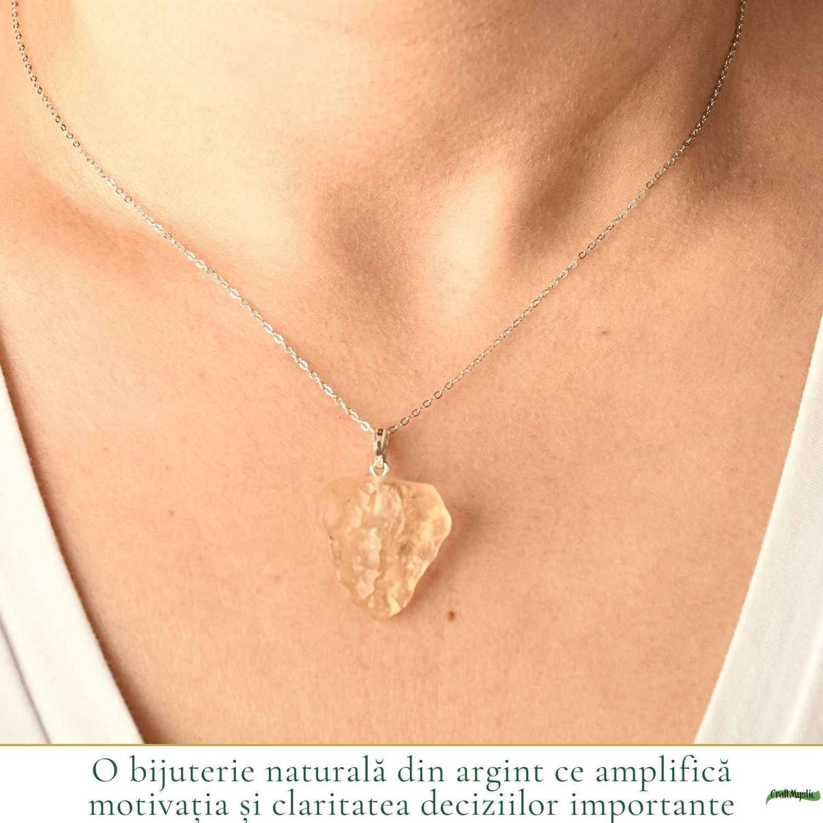 Colier cu Piatra Desertului, Argint 925 – CraftMystic