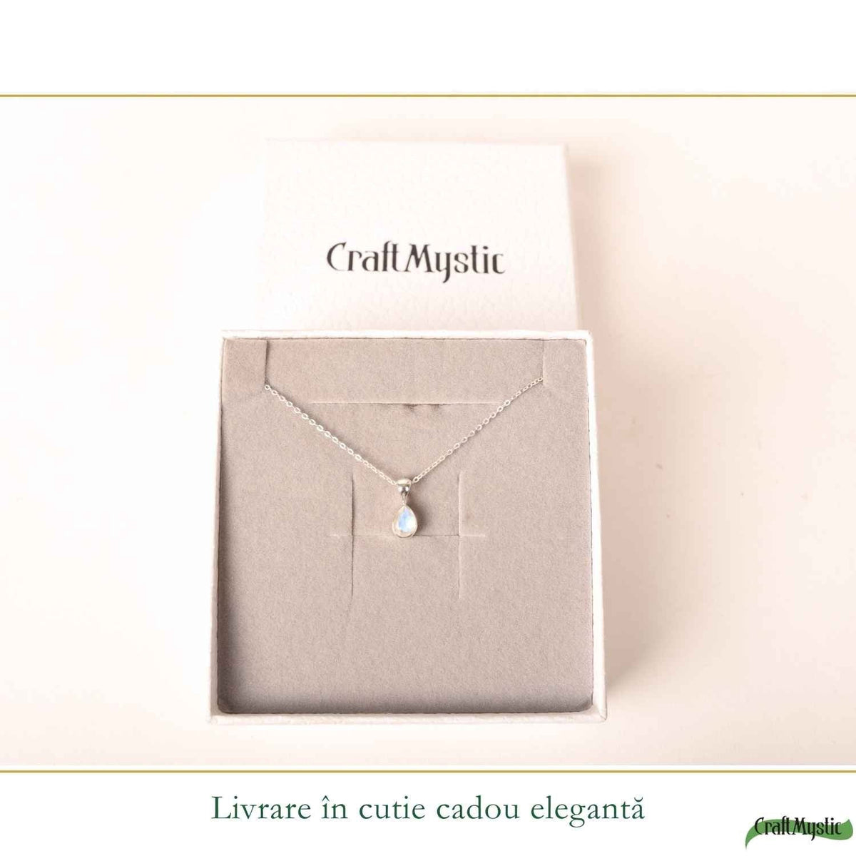 Colier cu Piatra Lunii, Argint 925 – CraftMystic