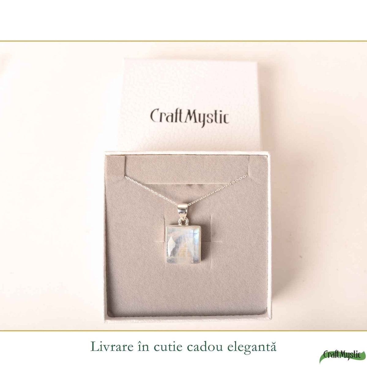 Colier cu Piatra Lunii, Argint 925 – CraftMystic