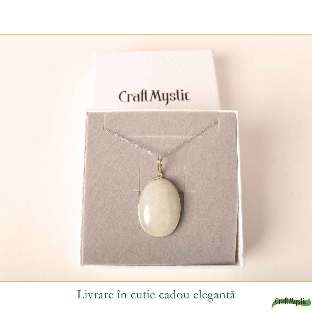 Colier cu Piatra Lunii, Argint 925 – CraftMystic