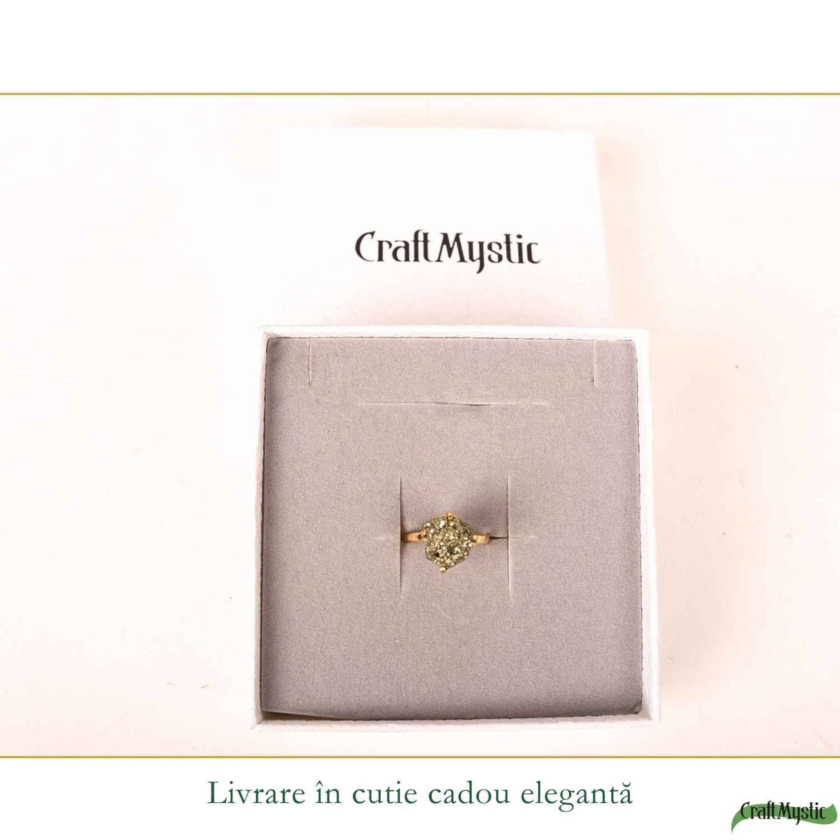 Inel cu Pirită, Argint 925 – CraftMystic
