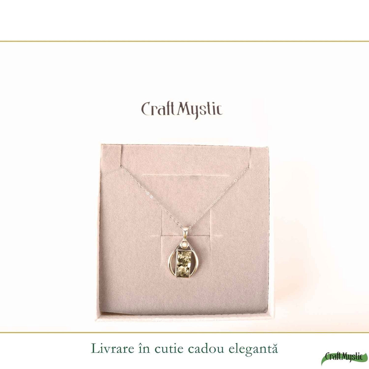 Colier cu Pirită, Argint 925 – CraftMystic