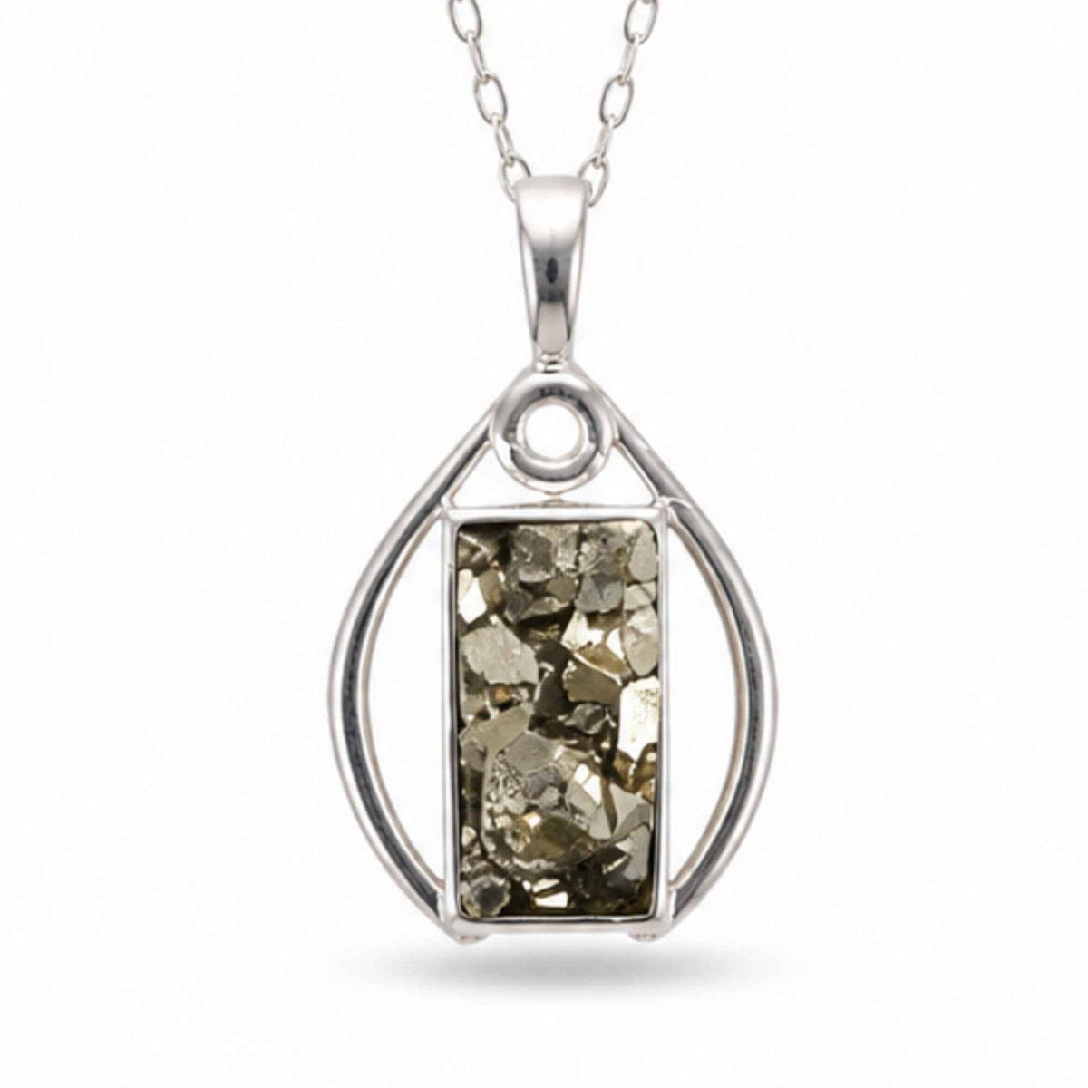 Colier cu Pirită, Argint 925 – CraftMystic