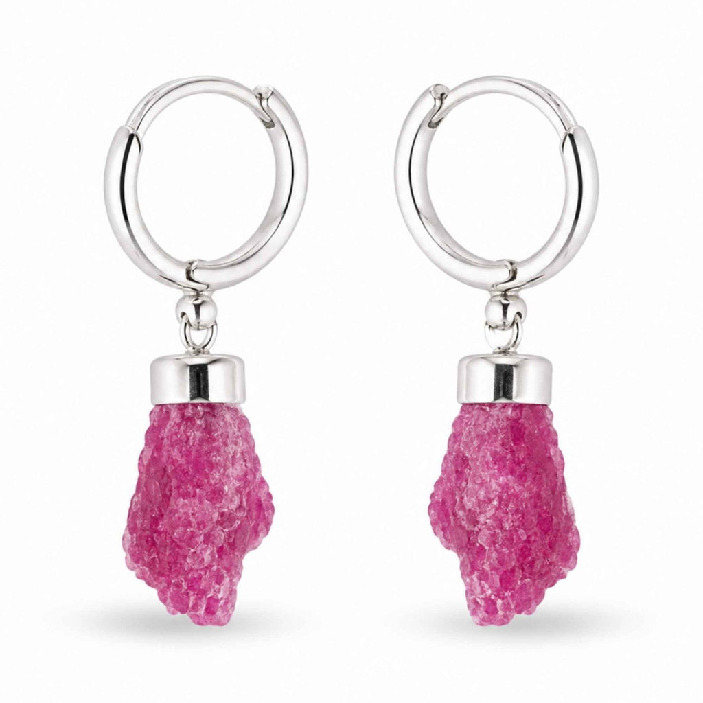 Cercei cu Rubin, Argint 925 – CraftMystic