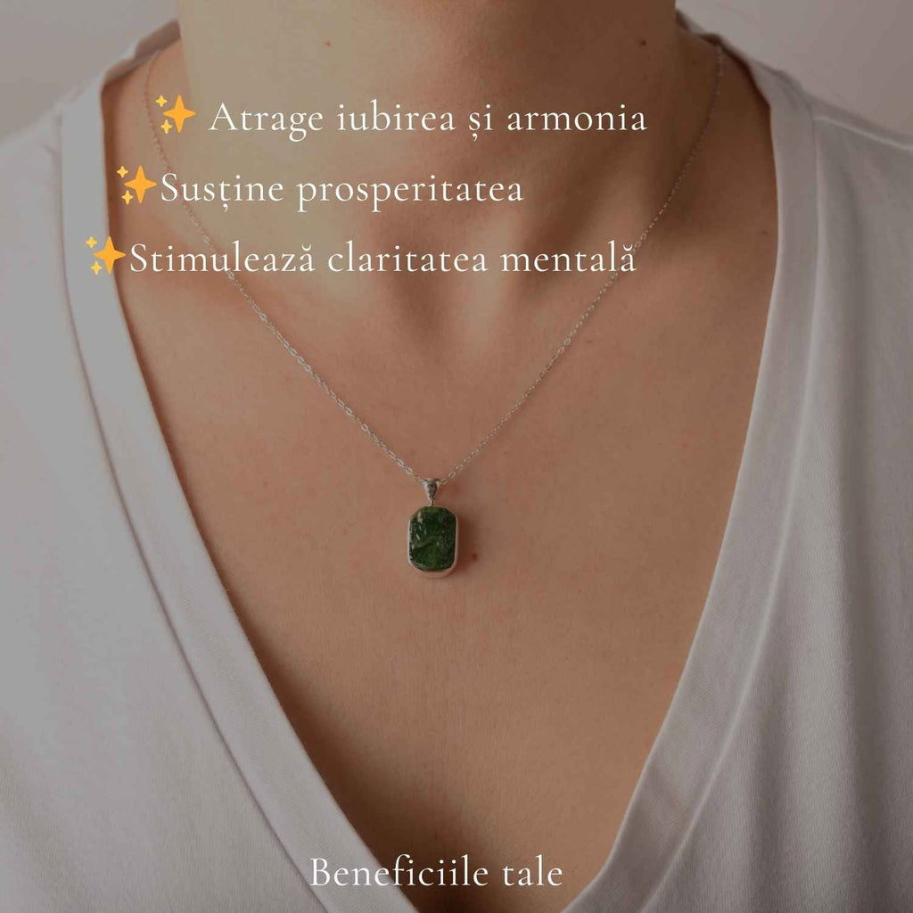 Colier cu Smarald, Argint 925 – CraftMystic