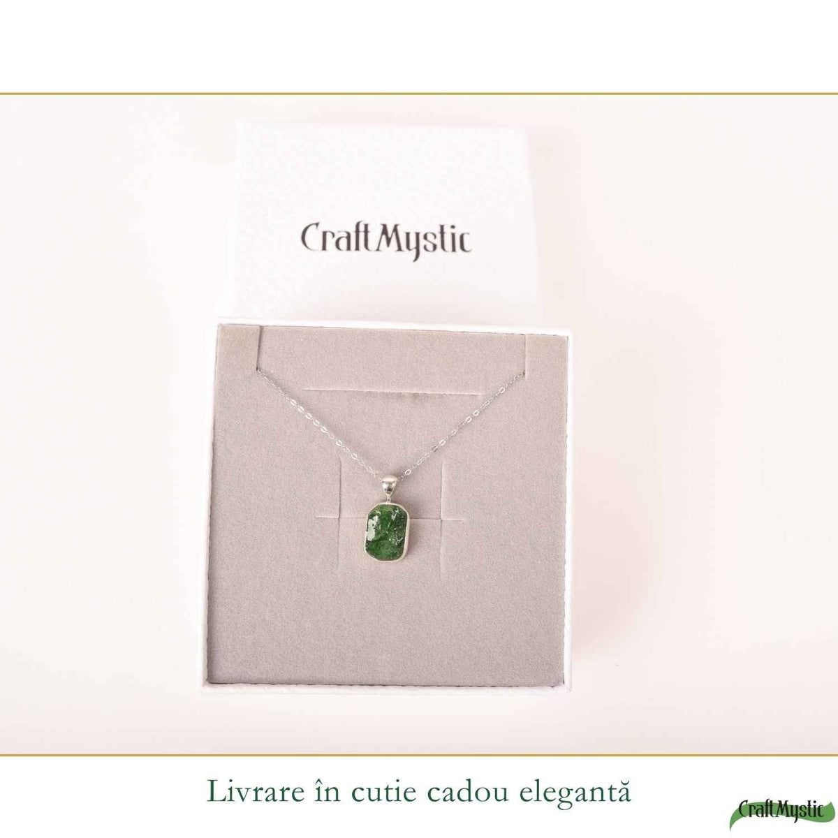 Colier cu Smarald, Argint 925 – CraftMystic