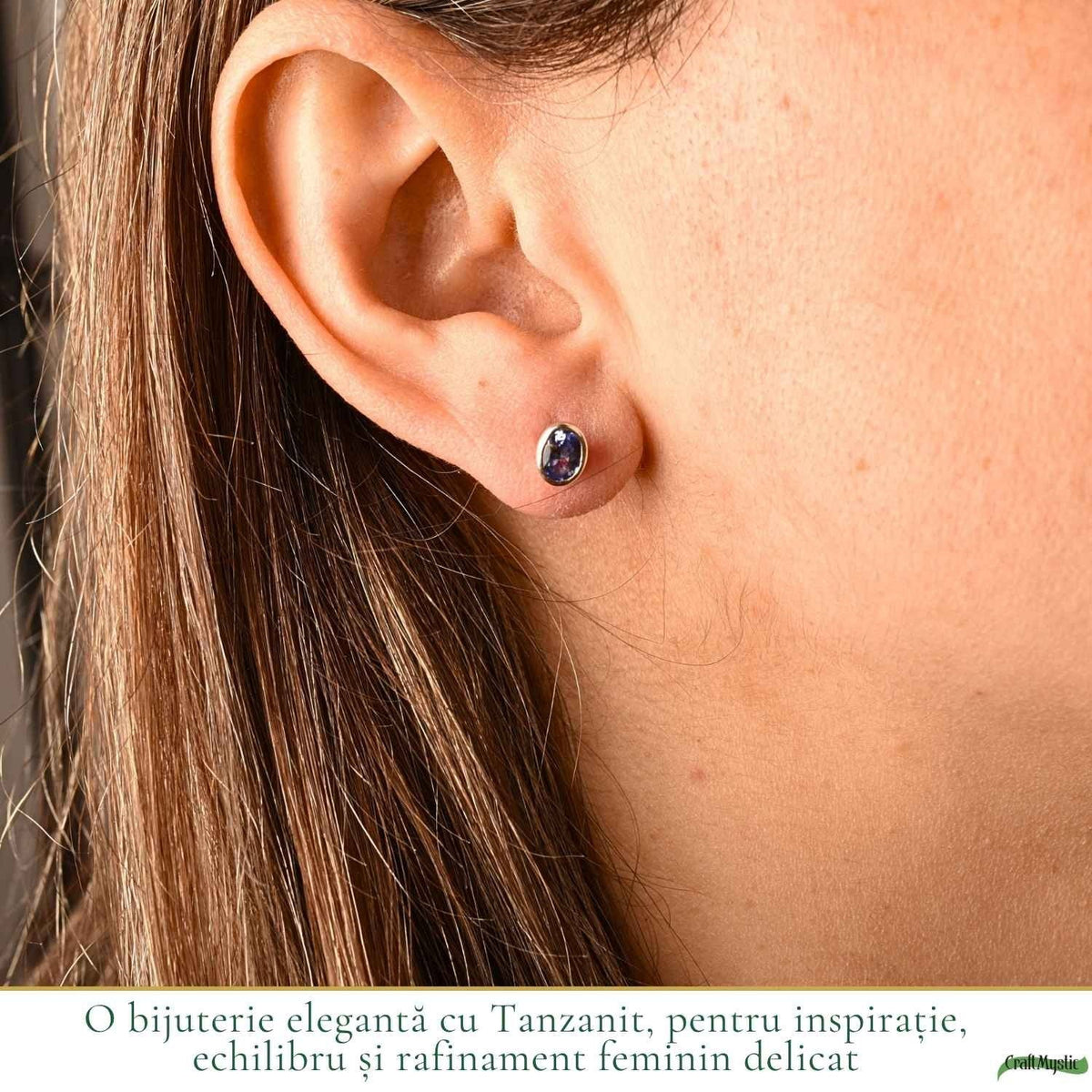 Cercei cu Tanzanit, Argint 925 – CraftMystic
