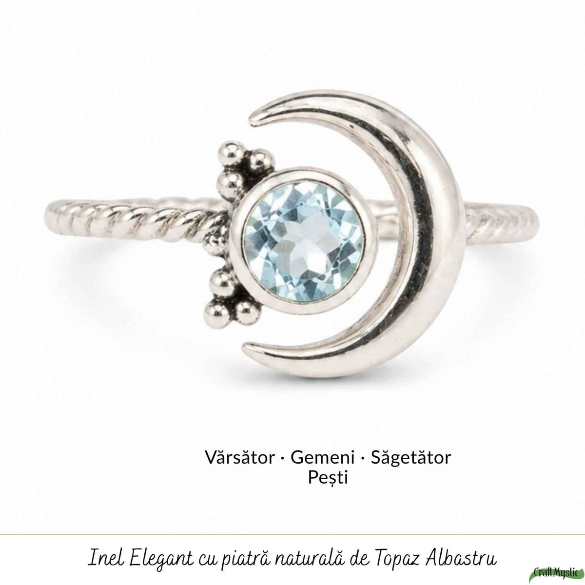 Inel cu Topaz, Argint 925 – CraftMystic