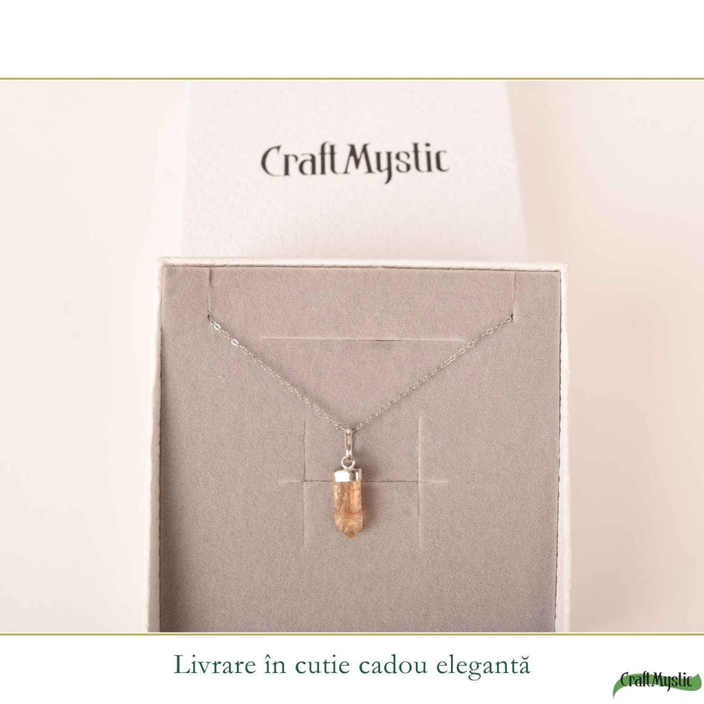 Colier cu Topaz, Argint 925 – CraftMystic