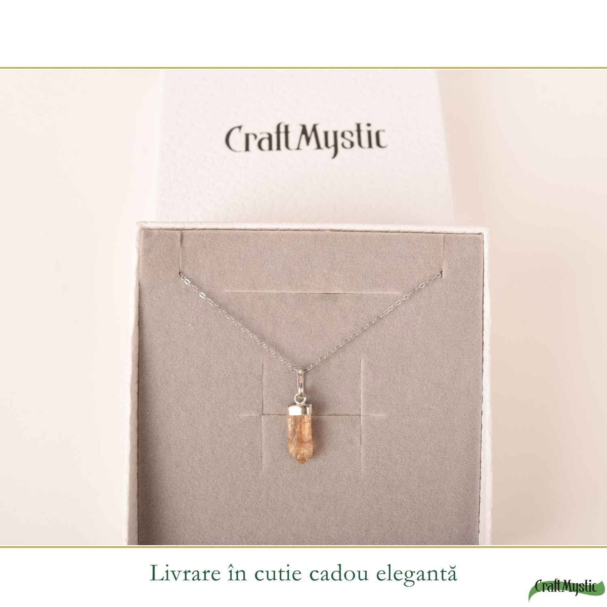 Colier cu Topaz, Argint 925 – CraftMystic