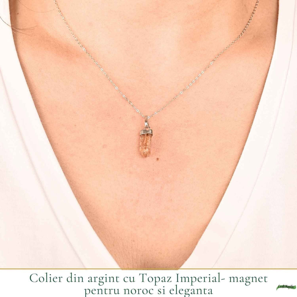 Colier cu Topaz, Argint 925 – CraftMystic