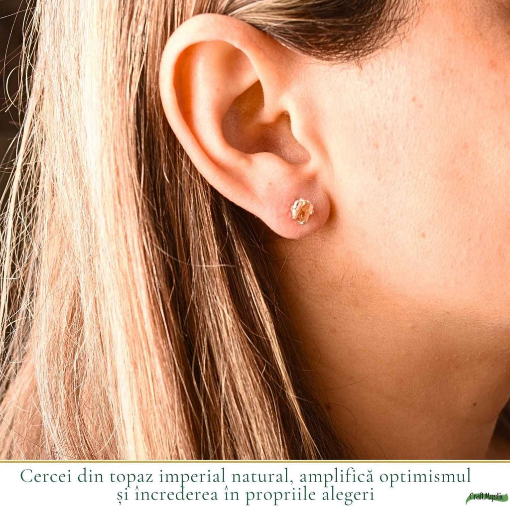 Cercei cu Topaz, Argint 925 – CraftMystic
