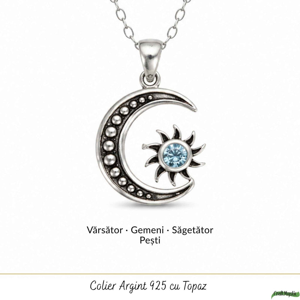 Colier cu Topaz, Argint 925 – CraftMystic