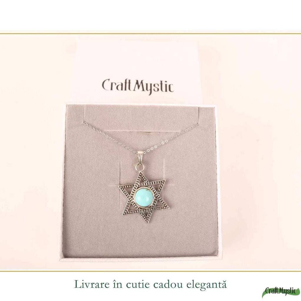 Colier cu Turcoaz, Argint 925 – CraftMystic