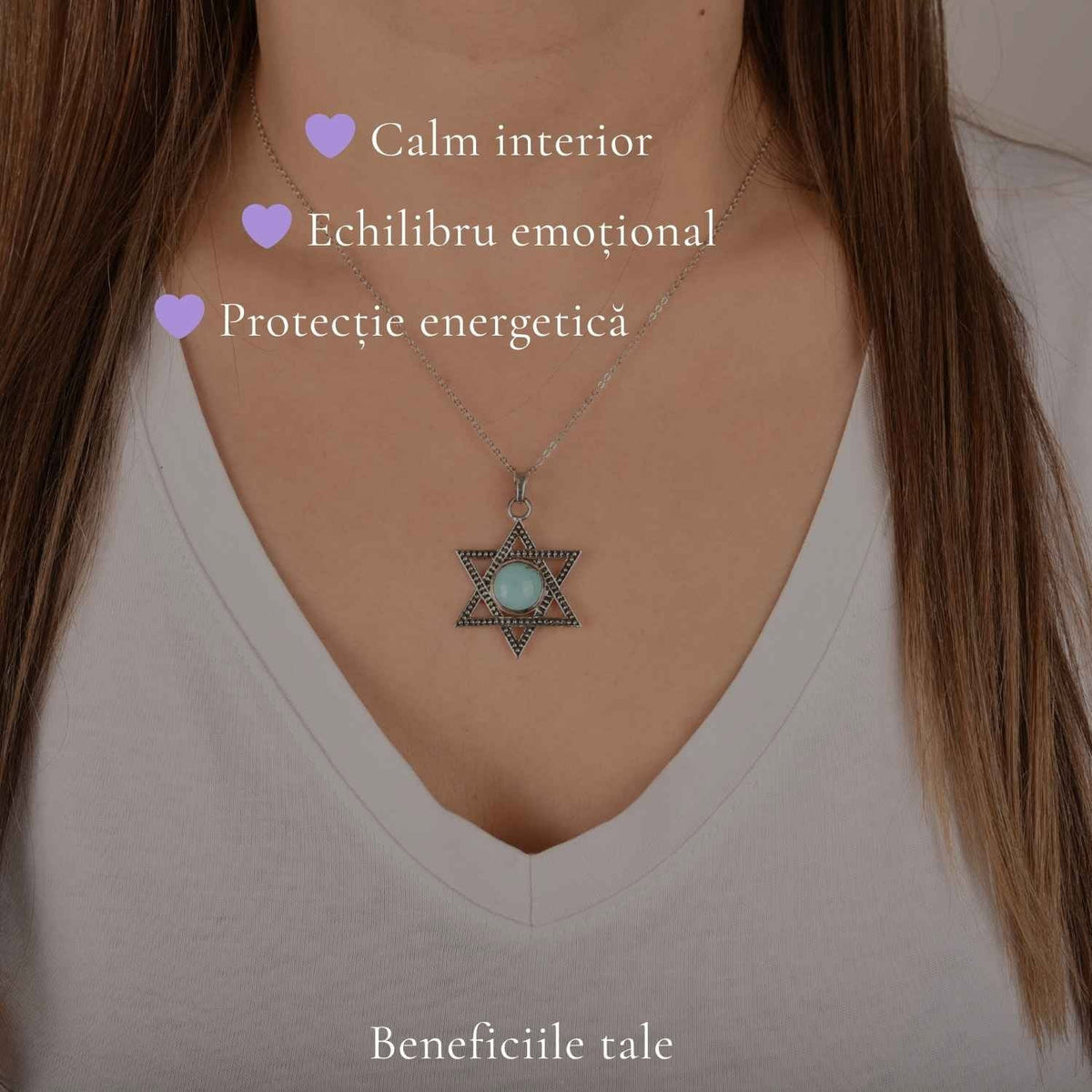 Colier cu Turcoaz, Argint 925 – CraftMystic
