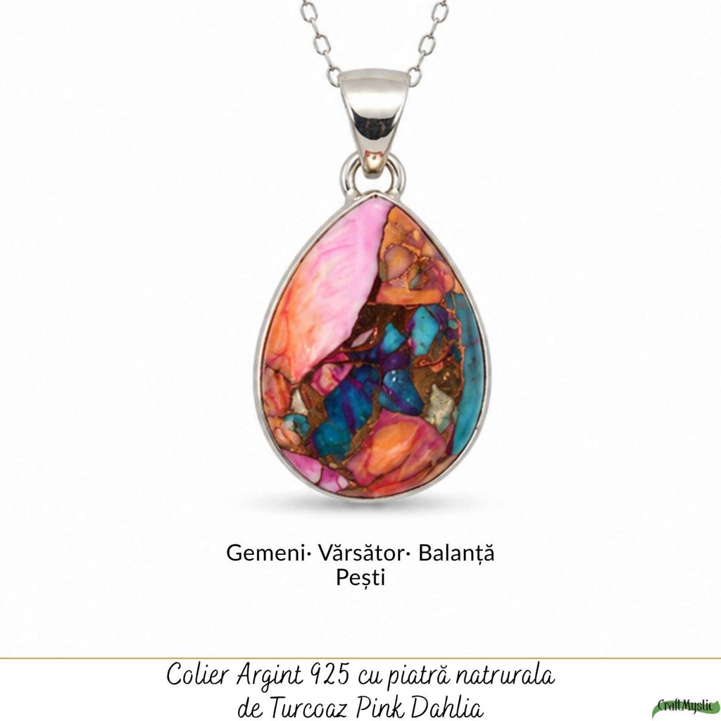 Colier cu Turcoaz, Argint 925 – CraftMystic
