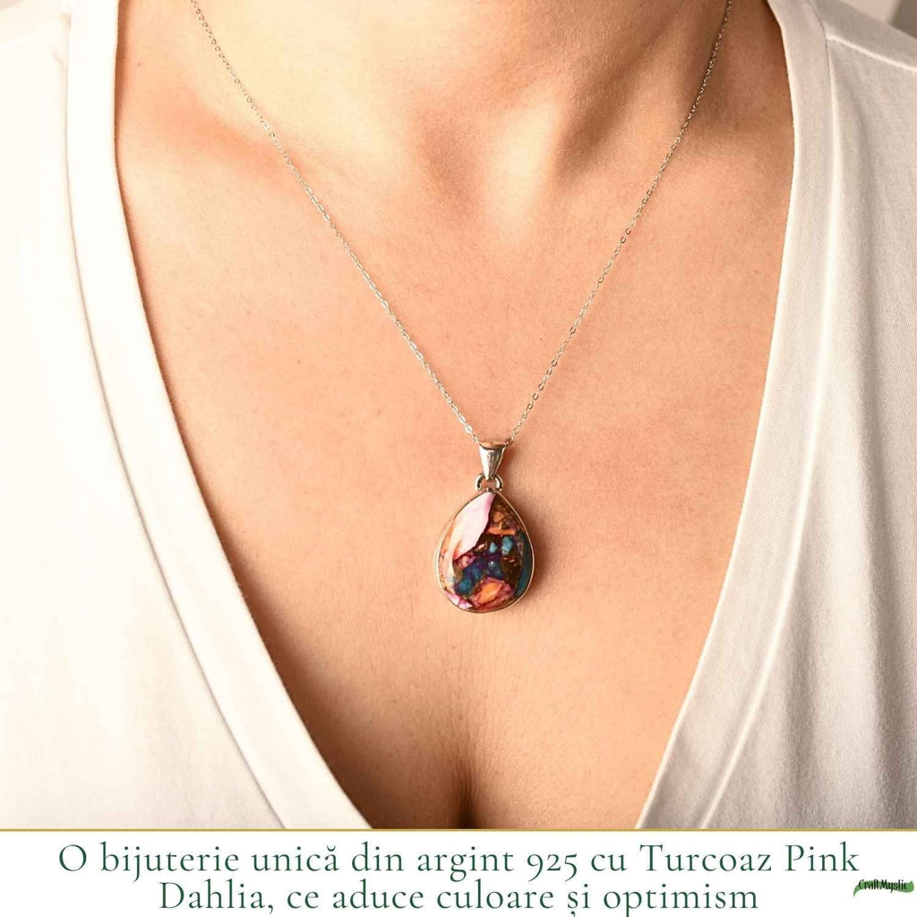 Colier cu Turcoaz, Argint 925 – CraftMystic