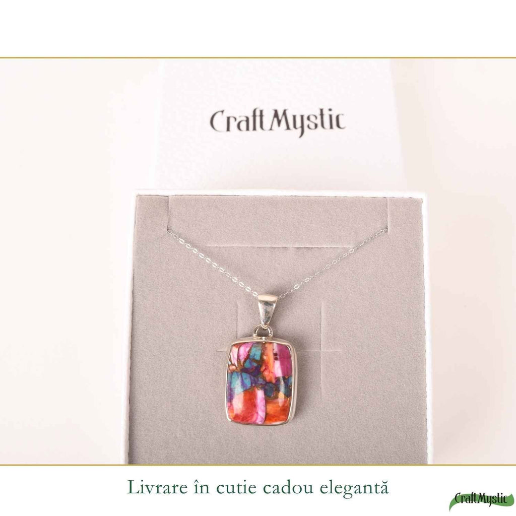 Colier cu Turcoaz, Argint 925 – CraftMystic