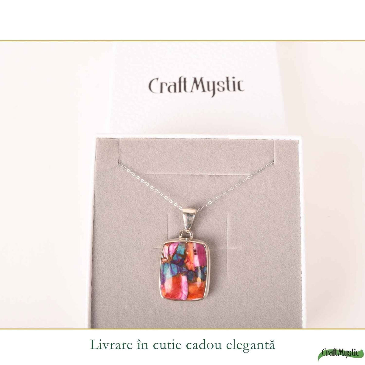 Colier cu Turcoaz, Argint 925 – CraftMystic