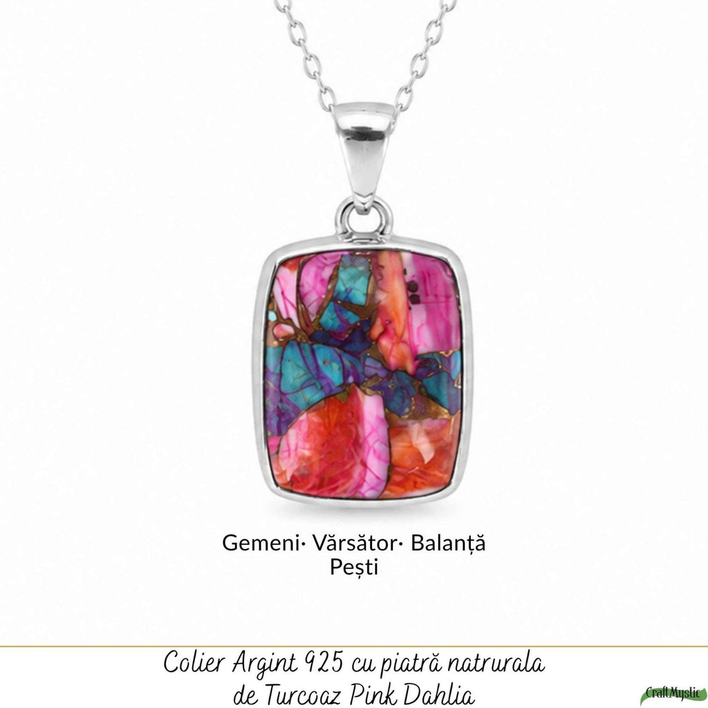 Colier cu Turcoaz, Argint 925 – CraftMystic