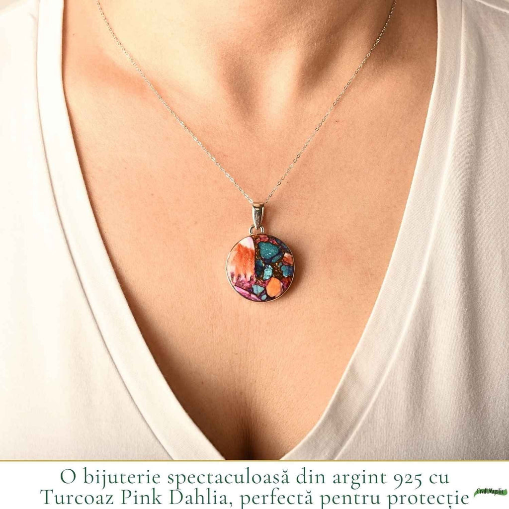 Colier cu Turcoaz, Argint 925 – CraftMystic