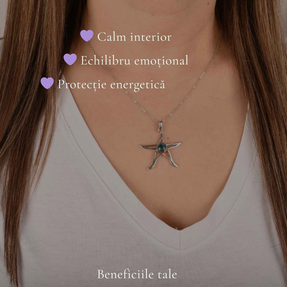 Colier cu Turcoaz, Argint 925 – CraftMystic