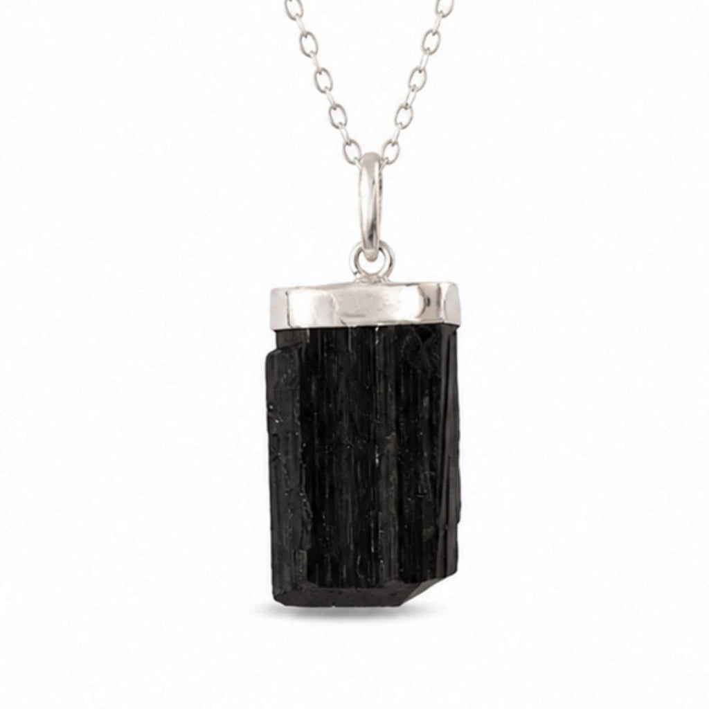 Colier cu Turmalină Neagră, Argint 925 – CraftMystic