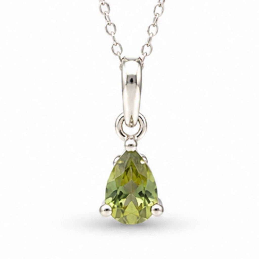 Colier cu Turmalină Verde, Argint 925 – CraftMystic