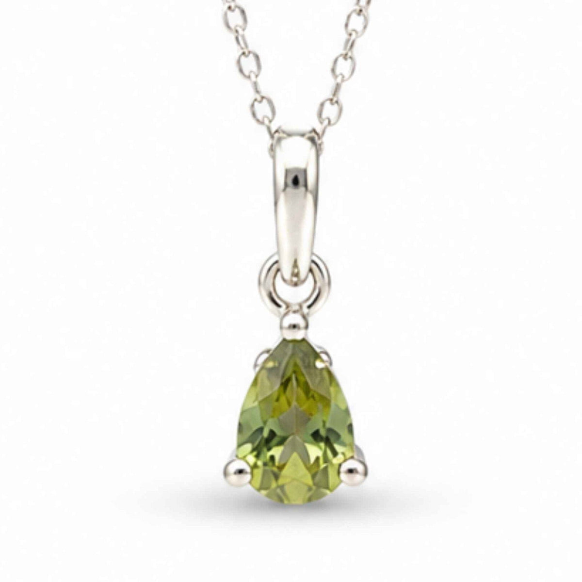 Colier cu Turmalină Verde, Argint 925 – CraftMystic