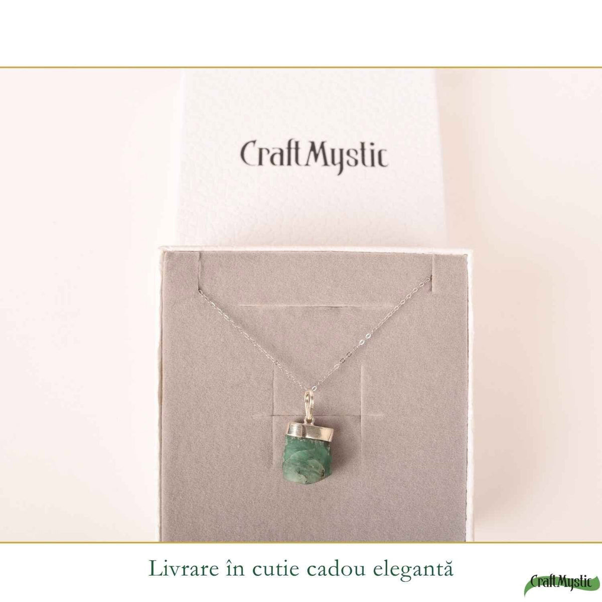 Colier cu Smarald, Argint 925 – CraftMystic