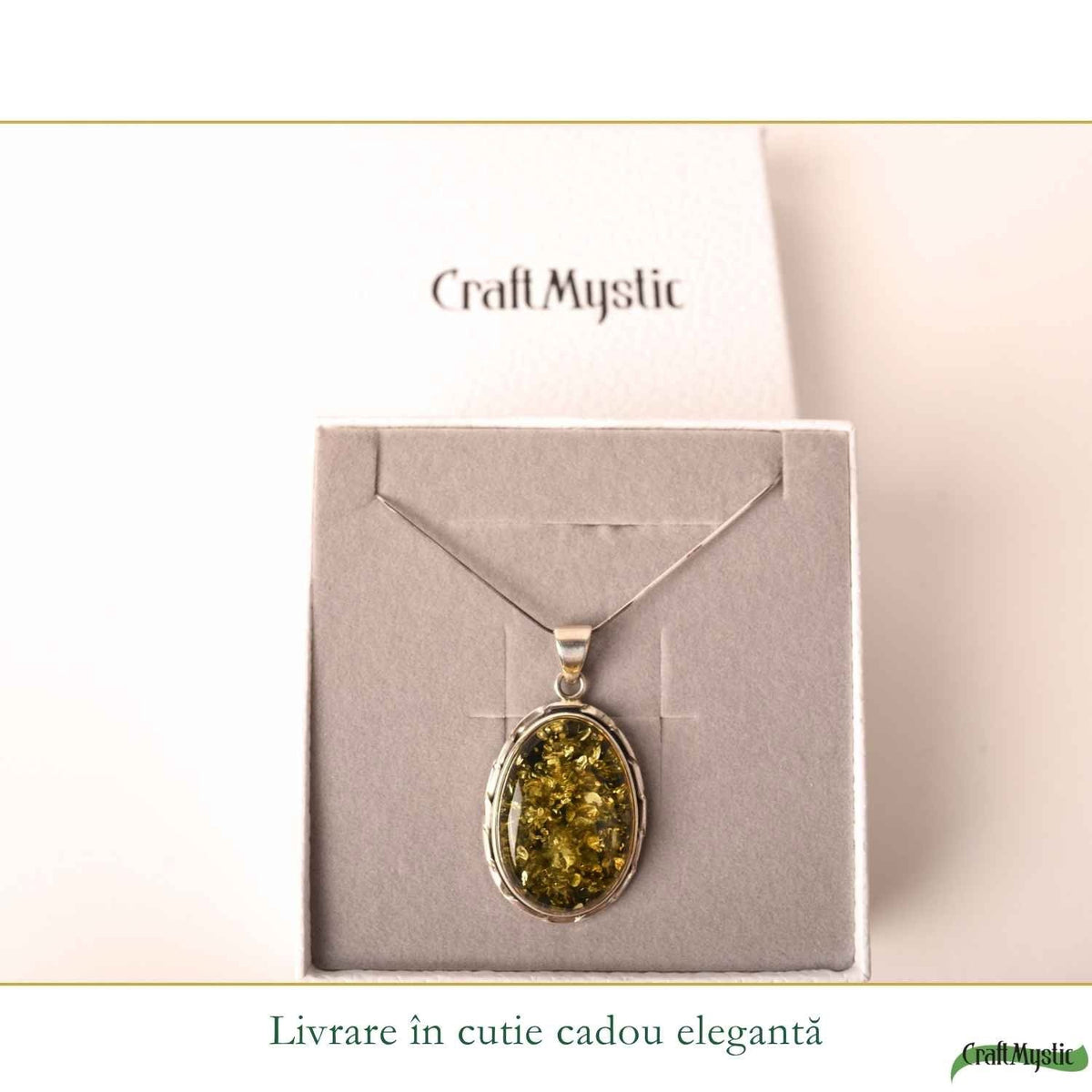 Colier cu Chihlimbar, Argint 925 – CraftMystic