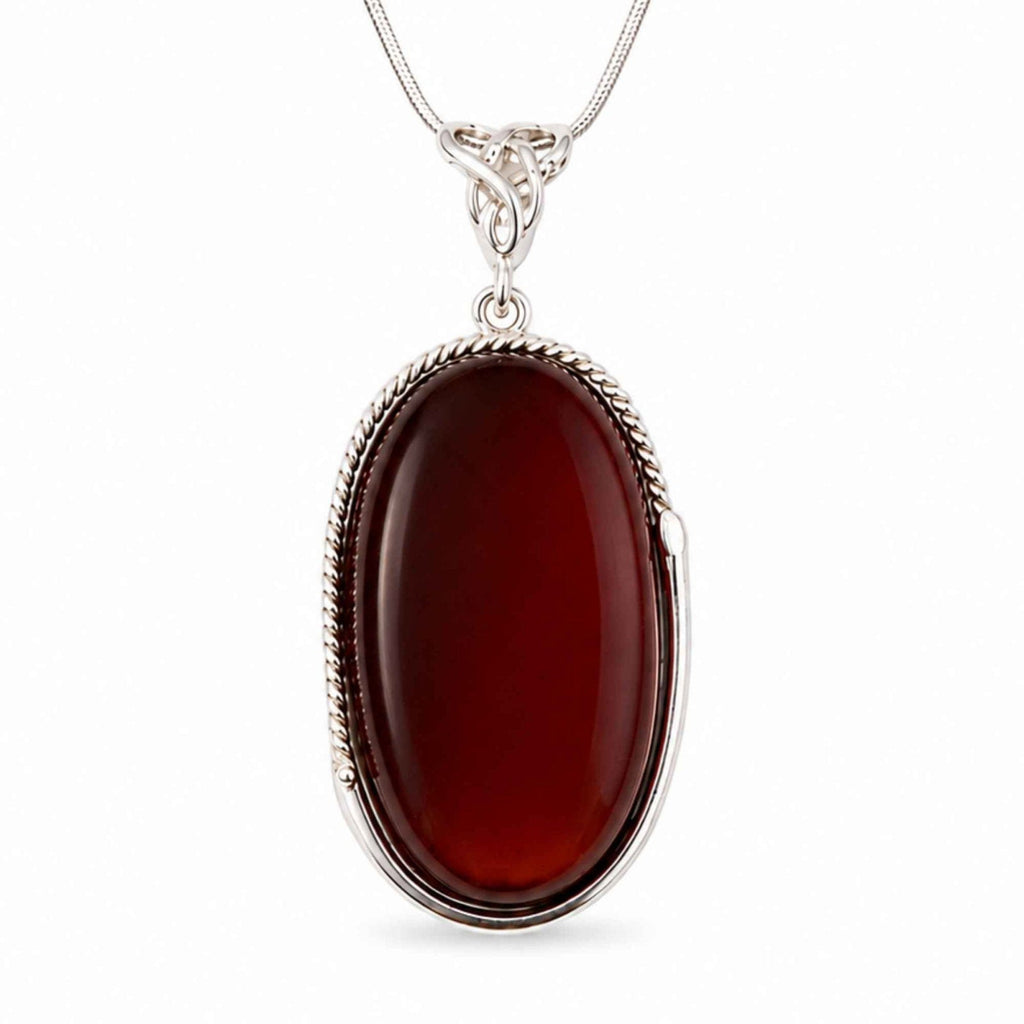 Colier cu Chihlimbar, Argint 925 – CraftMystic