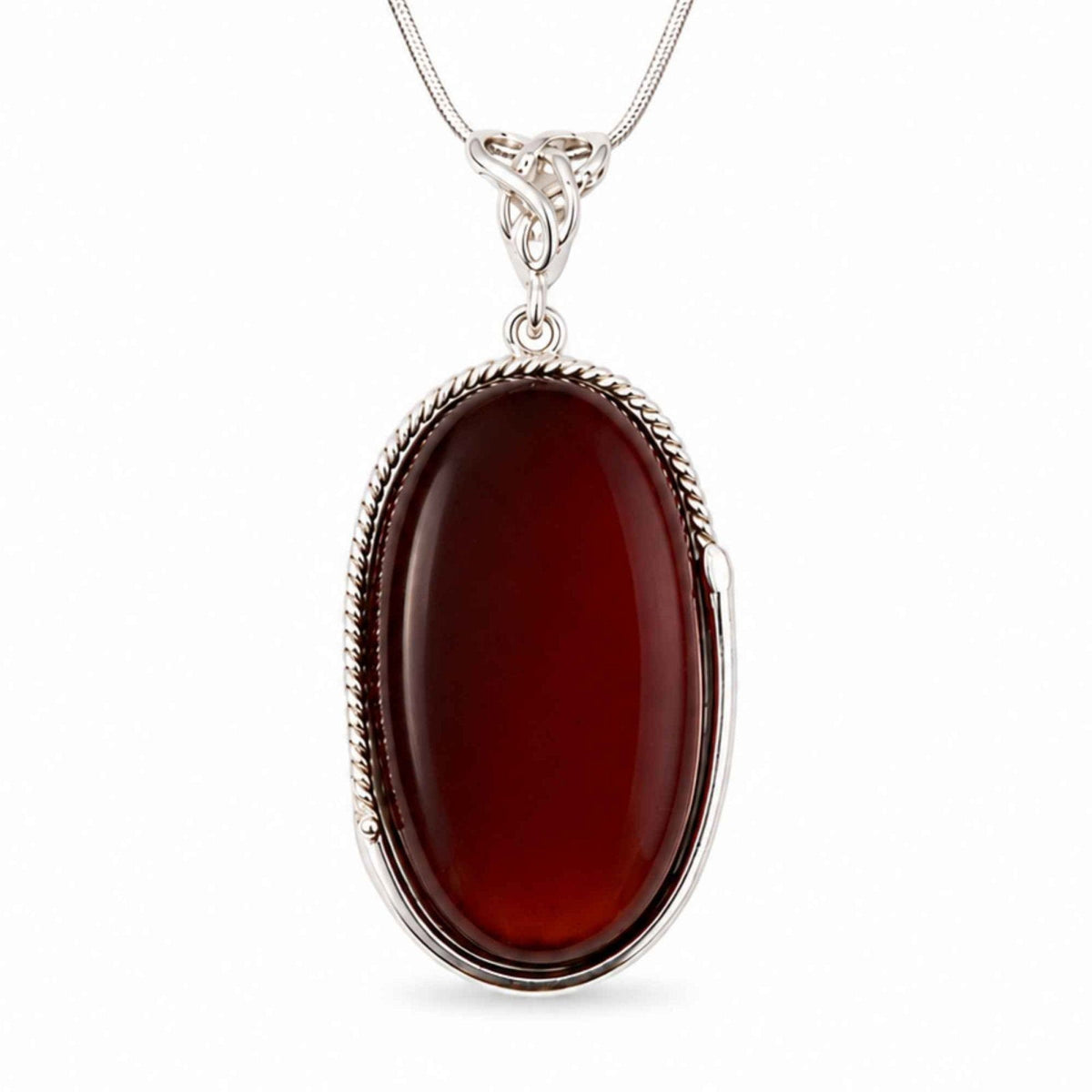 Colier cu Chihlimbar, Argint 925 – CraftMystic