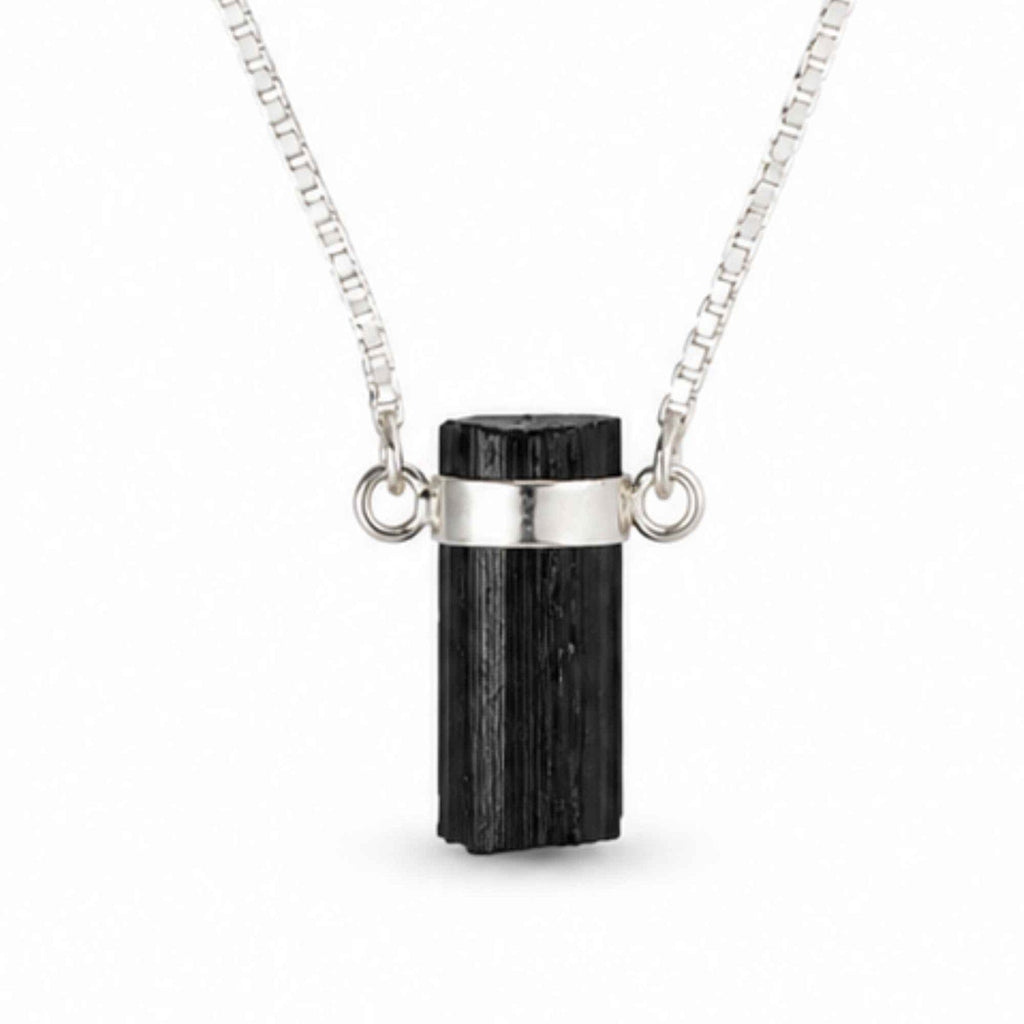 Colier cu Turmalină Neagră, Argint 925 – CraftMystic