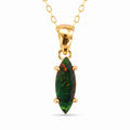 Colier cu Opal, Argint 925 placat aur 18k – CraftMystic