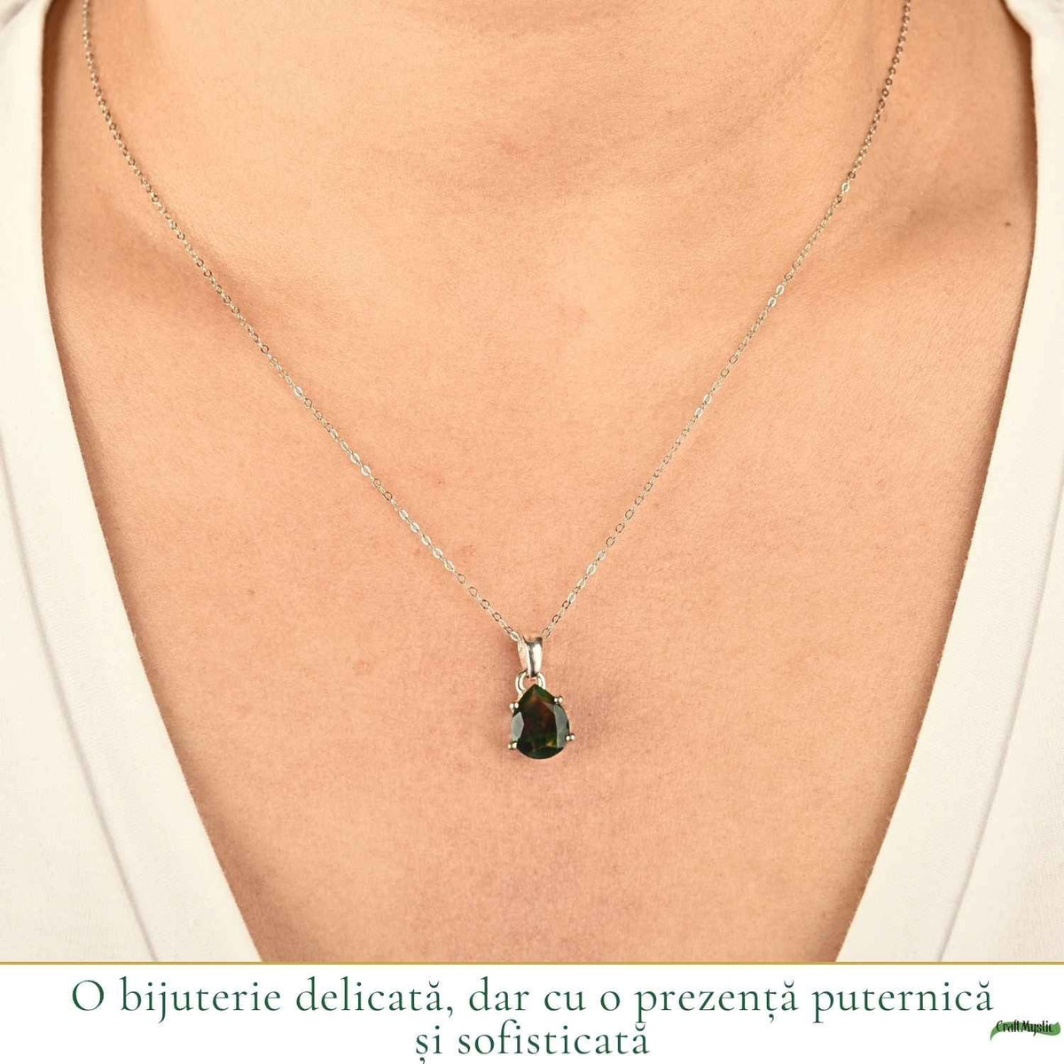 Colier cu Opal, Argint 925 – CraftMystic