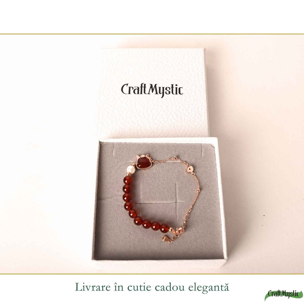 Brățară cu Agat, Argint 925 – CraftMystic