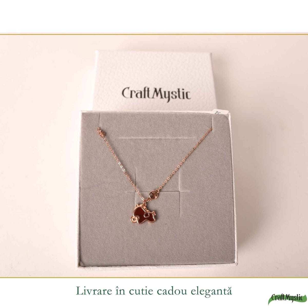 Colier cu Agat, Argint 925 – CraftMystic