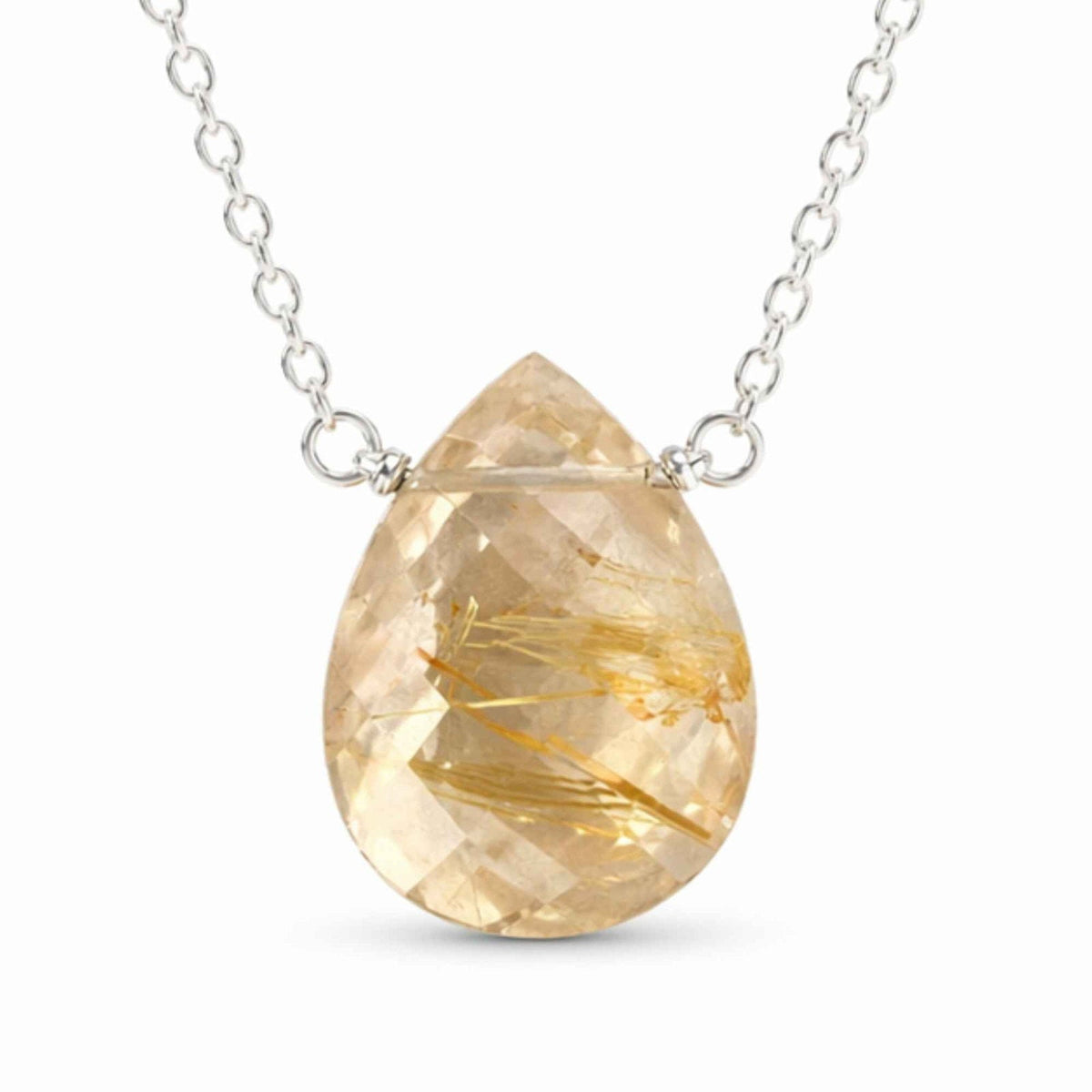 Colier cu Rutil, Argint 925 – CraftMystic