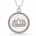 Colier Floare de Lotus din Argint 925 – CraftMystic