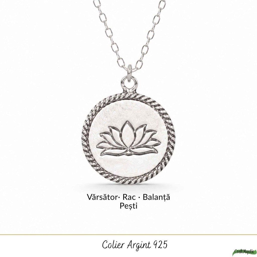 Colier Floare de Lotus din Argint 925 – CraftMystic