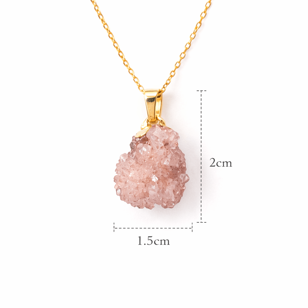 Colier cu Ametist, Argint 925 placat aur 18k – CraftMystic