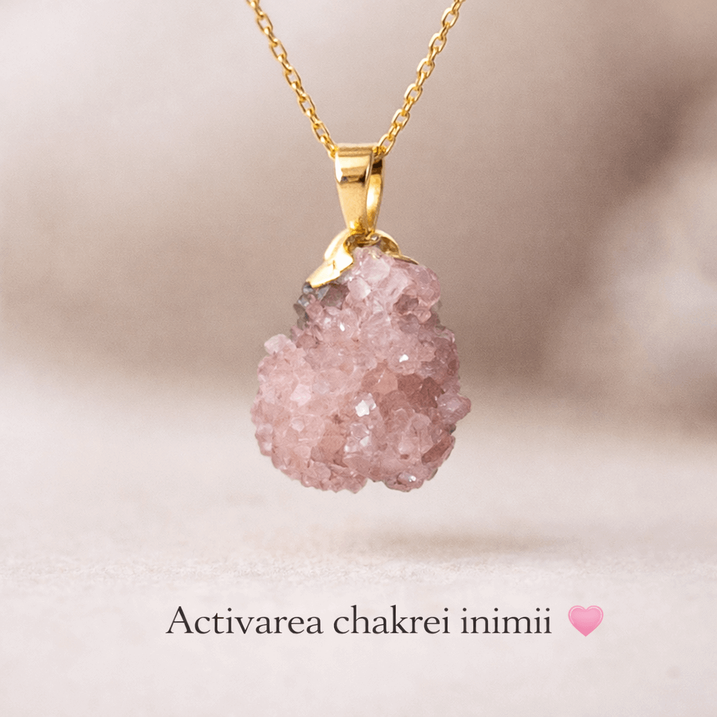 Colier cu Ametist, Argint 925 placat aur 18k – CraftMystic