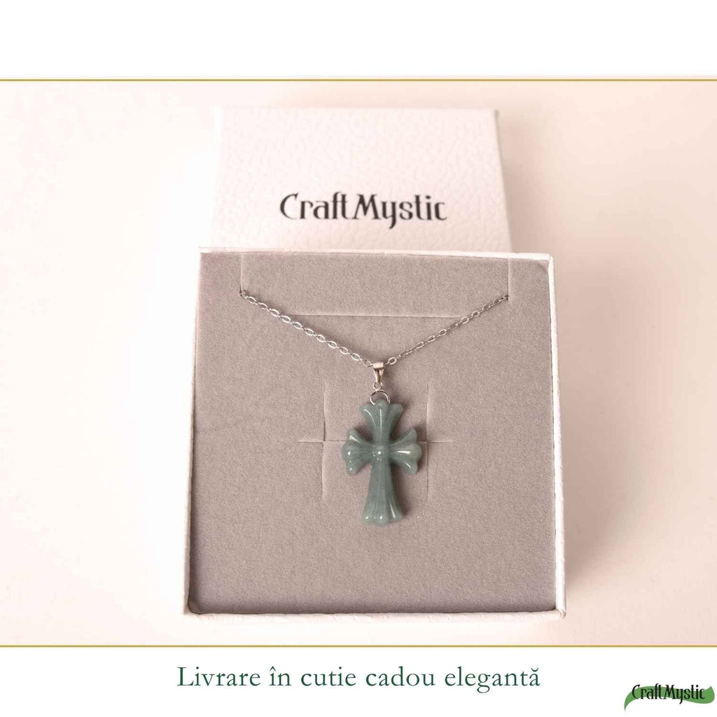Colier cu Jad, Argint 925 – CraftMystic