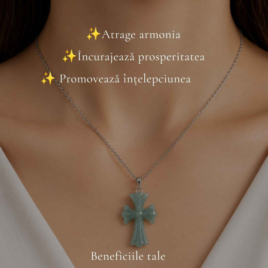 Colier cu Jad, Argint 925 – CraftMystic