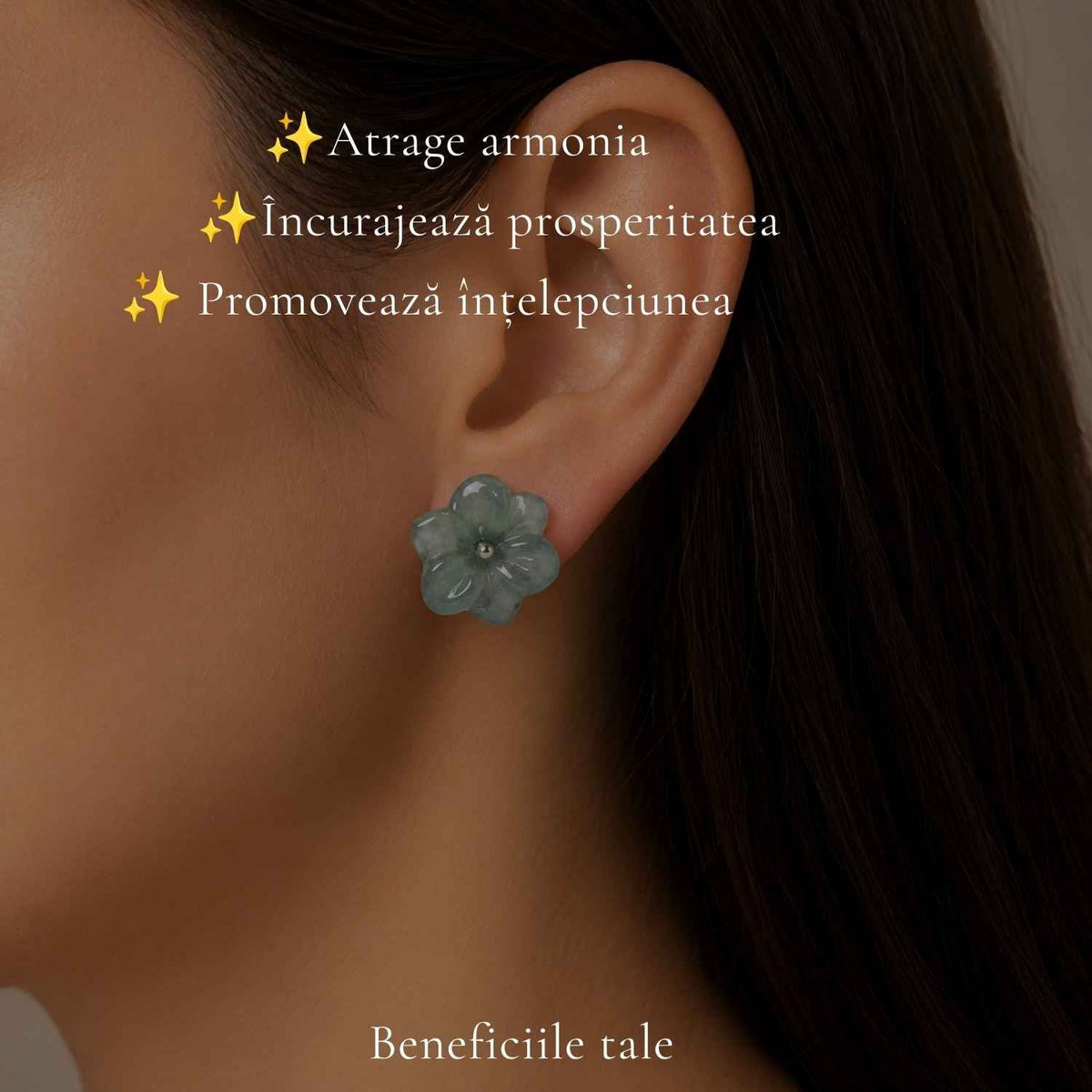 Cercei cu Jad, Argint 925 – CraftMystic