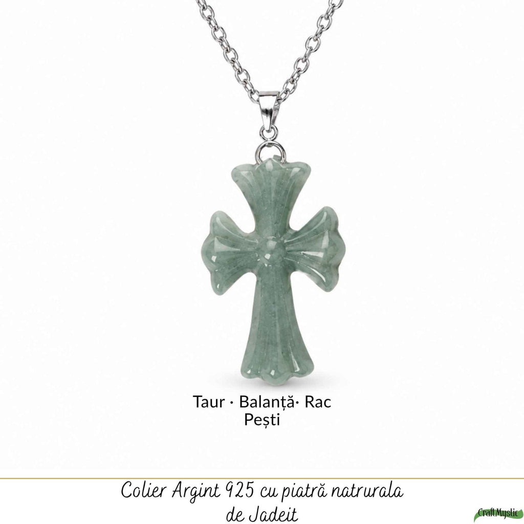 Colier cu Jad, Argint 925 – CraftMystic