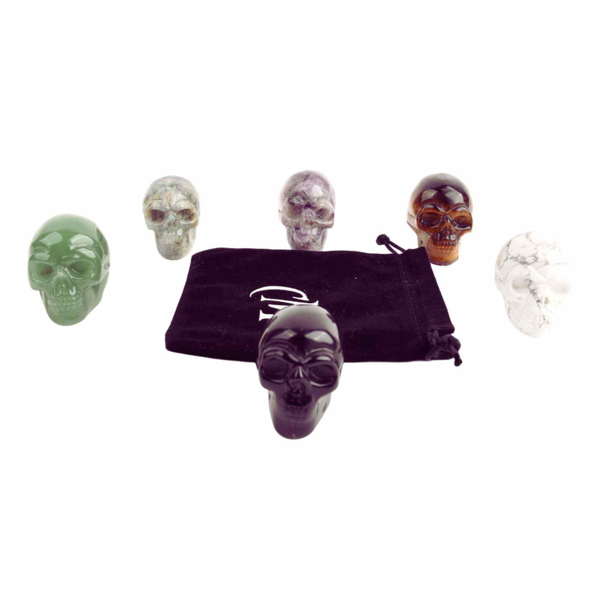 Craniu 5 cm sculptat manual din cristal de Obsidian piatra semipretioasa vindecatoare Figurina artistica pentru decor de Halloween, decoratiune pentru biroul de acasa