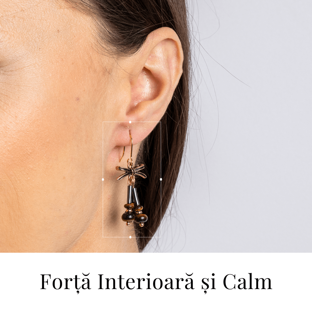 Forta Interioara si Calm – Cercei cu Hematit si Ochi de Tigru