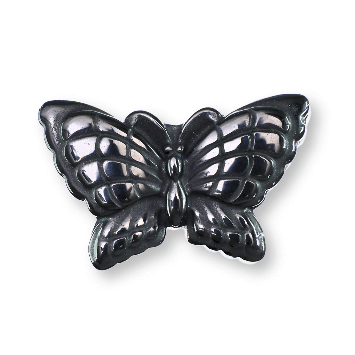 Figurina Fluture din Obsidian Natural, 5 cm - Protecție Energetica si Transformare Spirituala